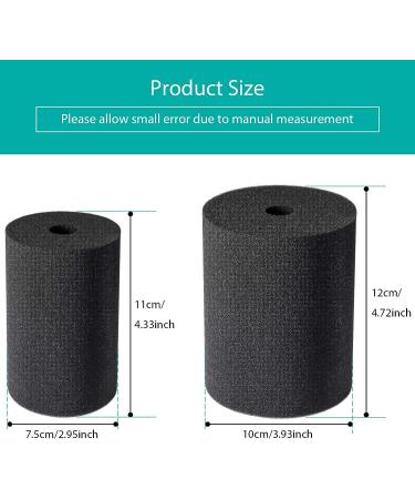 Black Cup Turner Inserts - Elastic Sponge for Tumbler Crafting (8 Pack) - Buy Online on GoSupps.com