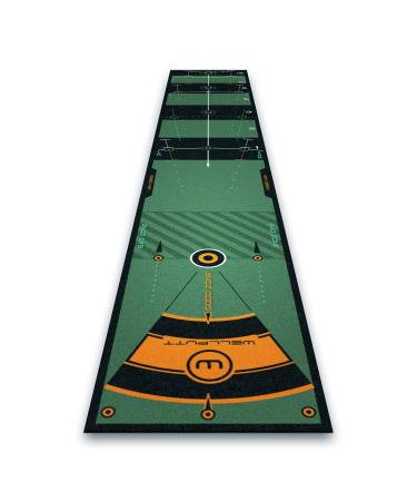 WellPutt Golf 10' High Speed Training Mat Green