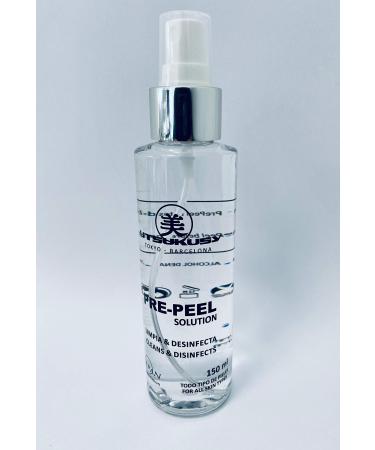 Pre-peel Solution for treatment cleaning & disinfection of the skin before chemical peeling such as fruit acid peeling and microneedling (Derma Pen) or mesotherapy (dermar roller)