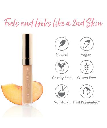 100% PURE 2nd Skin Concealer (Shade 5) - Full Coverage Lightweight Liquid Concealer for Face & Under Eyes - Vegan Makeup (Medium-Tan Skin) - 0.17 Fl Oz - Buy Online on GoSupps.com