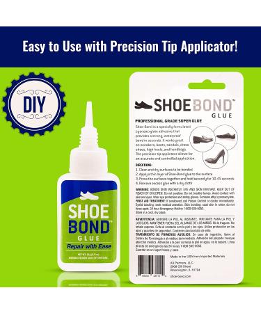 Shoe-Bond Shoe Glue - Professional Grade Clear Sole Adhesive 20g - Waterproof Repair for Sneakers, Hiking Shoes, Boots & More - Buy Online on GoSupps.com
