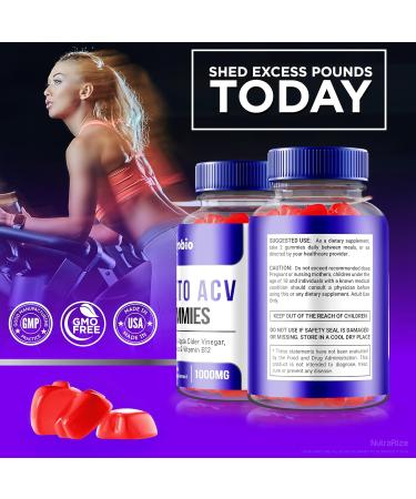 NutraRize MicroBio Keto ACV Gummies Official Keto + ACV Supplement All Natural Micro Bio Apple Cider Vinegar Reviews (60 Gummies) - Buy Online on GoSupps.com