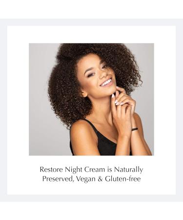 Ecco Bella Plant-Based Restore Night Cream - Anti-Aging Face Moisturizer with Vitamin C E & Chamomile Oil | Unscented | 1.7 oz | Firm Younger Skin | International Shipping - Buy Online on GoSupps.com