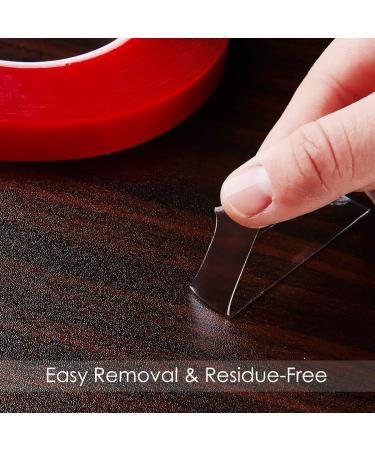 Jackwood 33 Feet Acrylic Double Sided Heavy Duty Mounting Tape (Pack of 3) Weatherproof for Outdoor & Indoor Holds Heavy Stuff in Cold & Hot Condition Removable & Residue-Free (0.24inch) 0.24inch Width - Buy Online on GoSupps.com