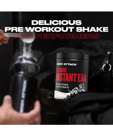 Body Attack Extreme Instant EAA Powder - Watermelon - 500g | 8 Essential Amino Acids for Muscle Building & Protein Nutrition | Made in Germany - Buy Online on GoSupps.com