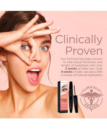Natural Vine Eyelash and Brow Growth Serum | Irritation Free Formula | Guaranteed Results in 3-4 Weeks for Longer, Thicker, and Fuller Eyelashes - Buy Online on GoSupps.com