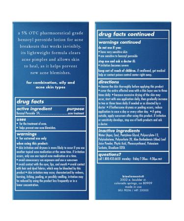 Bioelements Breakout Control - 5% Benzoyl Peroxide Acne Spot Treatment for Acne-Prone Skin - Vegan & Gluten Free - 1 fl oz - Buy Online on GoSupps.com