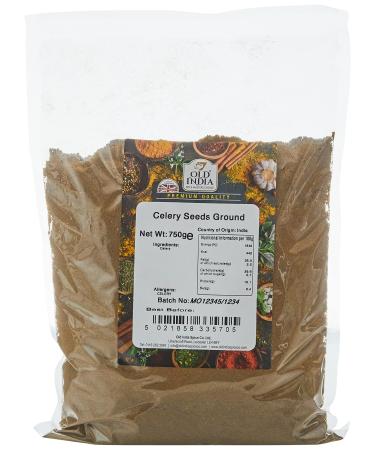 Old India Celery Seeds Ground 750 g 750 g (Pack of 1)