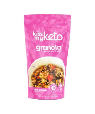 Kiss My Keto Keto Granola Strawberry & Vanilla 9.5 oz (270 g)