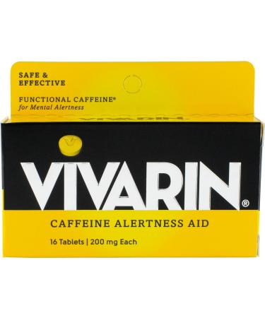 Vivarin Brand Alertness Aid 16 Tablets per Box (Pack of 6 Boxes)