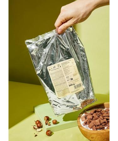 Buy KoRo Organic Nougat Bits with 8.5% Hazelnut - 500g | Premium International Shipping - Buy Online on GoSupps.com
