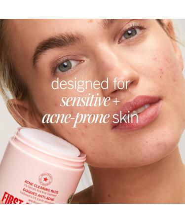 First Aid Beauty Acne Pads for Face - Maximum Strength Acne Treatment - 2% Salicylic Acid Pads Treat Without Drying (60-ct) 60 Count (Pack of 1) Acne - Buy Online on GoSupps.com