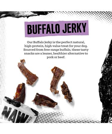 NAW | Buffalo Jerky | 100g Pack | Premium Dog Treats | Helps Support Healthy Dental Hygiene | 100% Buffalo | A Leaner Source Of Protein Jerky 100 g (Pack of 1) - Buy Online on GoSupps.com