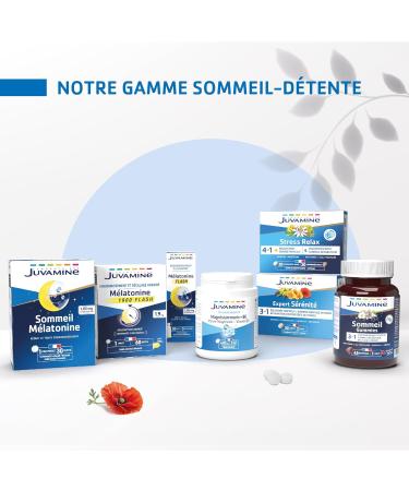 JUVAMINE - Gummies Sommeil- Endormissement facilit - Sommeil r parateur - D calage horaire - Passiflore - Camomille - Aub pine - M latonine - 45 Gummies - Fabriqu en France - Buy Online on GoSupps.com