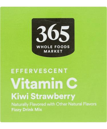 365 by Whole Foods Market Effervescent C Powder Kiwi Strawberry 30 Count 0.26 Ounce (Pack of 30) - Buy Online on GoSupps.com