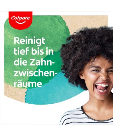 Buy Colgate RecyClean Medium Toothbrush - Eco-Friendly Manual Toothbrush with Plant-Based Bristles & 100% Recycled Plastic Handle | International Shipping Available - Buy Online on GoSupps.com