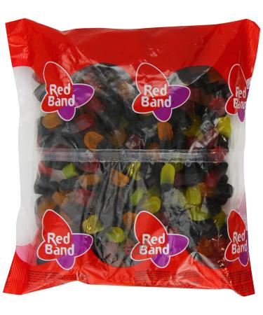 Red Band Liquorice Fruit Duos 1 Kg - Delicious and Vibrant Candy Mix - Buy Online on GoSupps.com