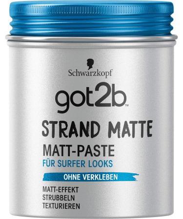 Got2B Schwarzkopf got2b Beach Mat Surfer Look Styling Paste 1 x 100 ml