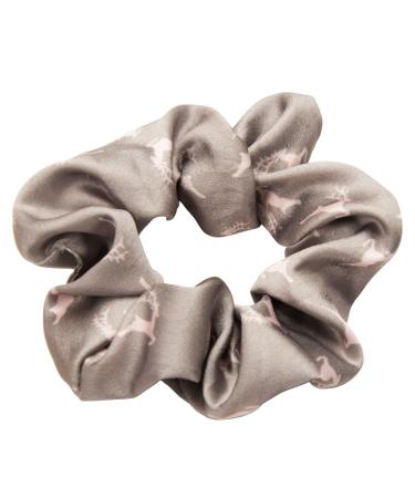 Alpine whisper traditional hair ties scrunch stag - hair accessories hair band for dirndl (gray pink deer) Adv120 deer design (gray)
