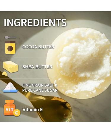 Sweet Satsuma Body Scrub & Polish - Moisturizing Exfoliator Handmade Eco-Friendly Mess-Free with Gold Spoon USA Made - Buy Online on GoSupps.com