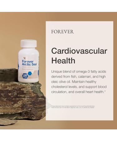 Forever Living - Arctic Sea Omega-3 Supplement - EPA and DHA Blend for Heart Brain and Eye Health - Gluten-Free - 240 Softgels (Pack of 2) - Buy Online on GoSupps.com