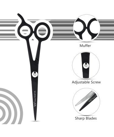 Focus World Uk FocusWorld Professional Hairdressing Scissors 6.5 Inch Black 1 count 1 Count (Pack of 1) Black - Buy Online on GoSupps.com