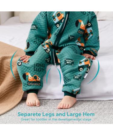 ZIGJOY 100% Cotton Toddler Sleeping Bag 1.5 TOG | Unicorn Sleep Sack for 7-9 Years | All Year Round Baby Sleep Bag with Feet - Buy Online on GoSupps.com