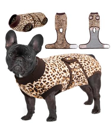 Kuoser Dogebody after op op body dog Katzenbody dog body after castration male breathable dog body after op bitch e-neck band Alternative after dog body operation anti-wound licking op body s brown - Buy Online on GoSupps.com