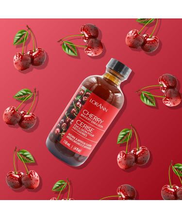 LorAnn Bakery Emulsions Cherry Flavor 4oz - Natural & Artificial Flavoring for Baking | Premium Quality - Buy Online on GoSupps.com