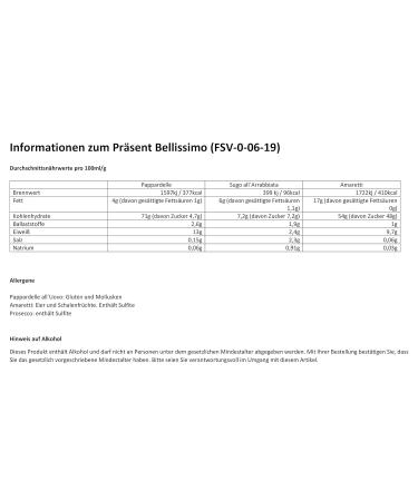 Fattoria Gift Set Bellissimo - Italian Specialties | Gourmet Present Basket with Tomato Sauce Cardboardlla & Finest Prosecco | Ideal Fine Food Gift | Short MHD: 15.08.2024 - Buy Online on GoSupps.com
