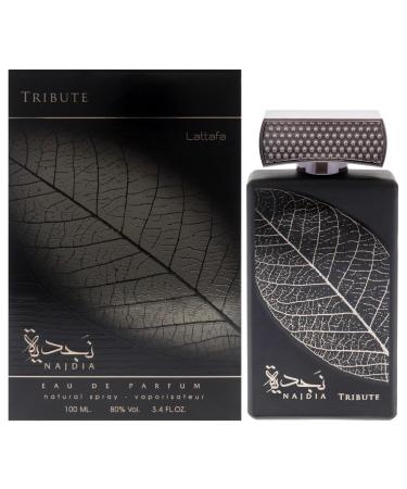 Lattafa Perfumes Najdia Tribute Eau De Parfum Spray for Unisex 3.4 Ounce