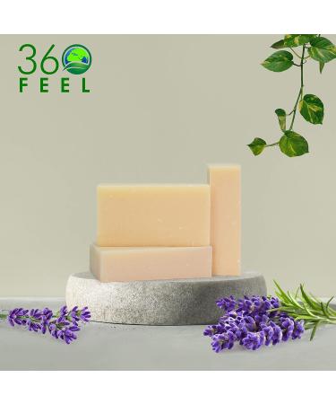 Vegan Lavender Shampoo Bar Soap - Handmade Growth Oils for Hair Loss & Flakes TSA-Friendly Gentle for All Hair Types - Buy Online on GoSupps.com