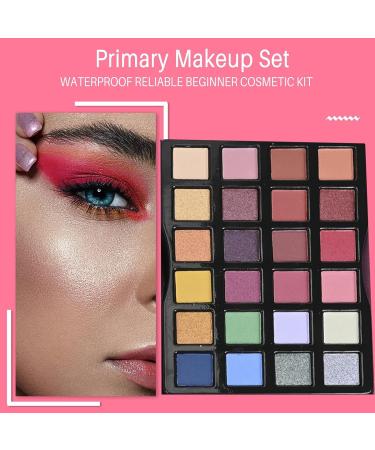 Gruwkue 68-Piece All-in-One Makeup Set | Complete Beauty Gift Set for Women | Eyeshadow Blush Lipstick & More - Buy Online on GoSupps.com