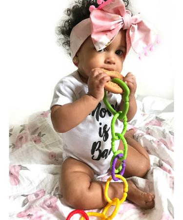 Silli Chews Chocolate Donut Teething Toy - Safe Silicone Teether for Pain Relief | Textured Soft Flexible Funny Food Teether - Buy Online on GoSupps.com