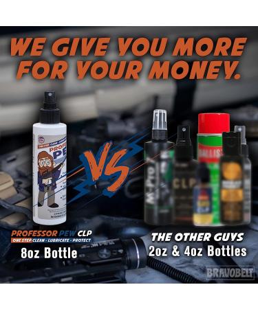 Professor Pew Gun Rust Remover & CLP Oil - Clean, Lubricate, Protect Firearms - Buy Online on GoSupps.com