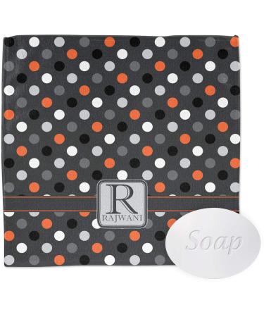 YouCustomizeIt Personalized Gray Dots Washcloth