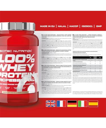 Buy Scitec Nutrition 100% Whey Protein Professional - Chocolate Cookies & Cream 920g | Premium Protein Powder for Muscle Gain - Buy Online on GoSupps.com