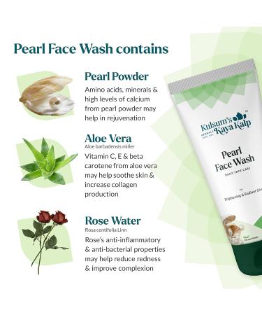 Kulsum's Kaya Kalp Pearl Face Wash - 100ml | Nourishing & Radiant Skin | International Shipping Available - Buy Online on GoSupps.com