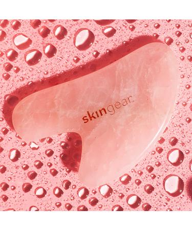 Rose Quartz Gua Sha Tool for Face & Neck - Rejuvenate Reduce Puffiness Promote Lymphatic Drainage | International Shipping - Buy Online on GoSupps.com