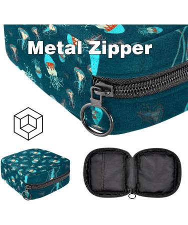 Seamless Jellyfish Sanitary Napkins & Menstrual Cup Pocket - Multicolored Periodic Inserts Panty Liners & Tampons for Girls & Women - Buy Online on GoSupps.com