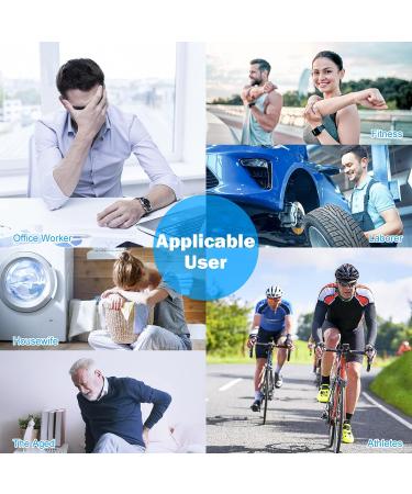 Easy Home Rechargeable TENS Unit & EMS Muscle Stimulator | 20 Intensity Levels 8 Massage Types 16 Modes | FSA Eligible Electronic Pulse Massager EHE029G-B - Buy Online on GoSupps.com