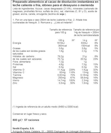 Nesquik Lata 800gr - Buy Online on GoSupps.com