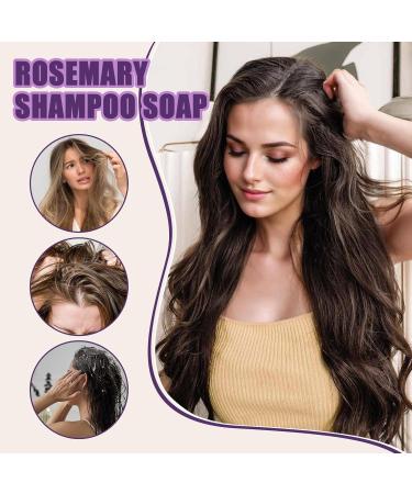Hair soap hair shampoo rosemary onion shampoo deep cleansing scalp for all hair types 100 g - Buy Online on GoSupps.com