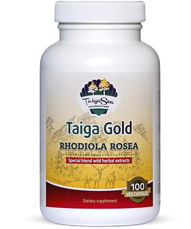 Wild Rhodiola Rosea Extract Siberian Herbal Extract Blend for Natural Stress Relief Focus Mood and Mental Refreshment Optimal Energy and Endurance Rhodiola Root Capsules