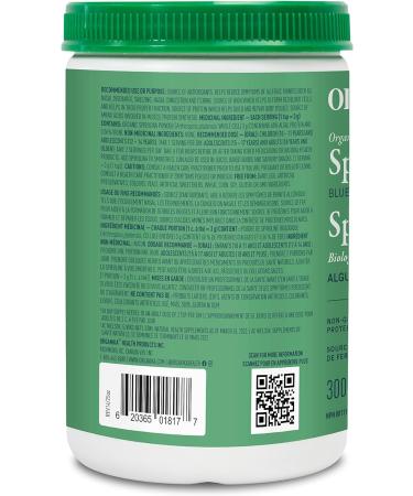 Organika Certified Organic Spirulina Powder- Superfood 3rd Party Tested Pristine Sourcing Vegan- 300g 300 g (Pack of 1) Powder - Buy Online on GoSupps.com