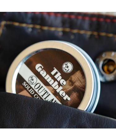 The Gambler Bourbon-Inspired Solid Cologne - Whiskey Old-fashioned Tobacco and a Hint of Leather in a Pocket-Sized Tin - Men s or Women s Cologne - Outlaw Bourbon Tobacco Leather - Buy Online on GoSupps.com