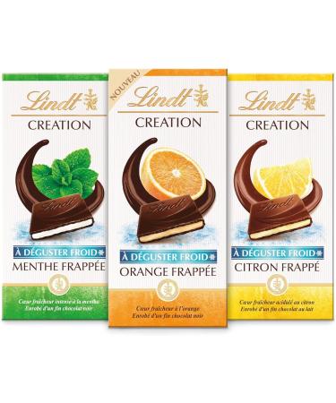 Lindt - CREATION Orange Frapp e Tablet - Dark Chocolate 150g - Buy Online on GoSupps.com