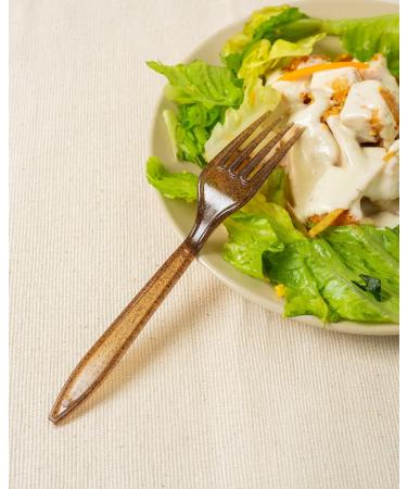 Sustainable Agave Co - Agave Fiber Forks - Plastic-Free Biodegradable Plant-Based - Brown Bulk - 1000 Count - Buy Online on GoSupps.com