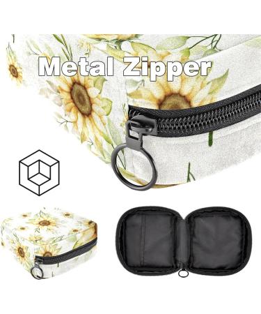 Women s Large Capacity Tapes Storage Bag - Menstrual Cup Pocket & Makeup Organizer - Blue Wave Pattern - Travel-Friendly 4.7x6.6x6.6 in - Buy Online on GoSupps.com