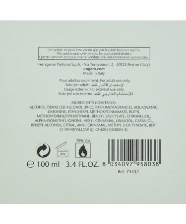 Emanuel Ungaro Fruit D'amour Green Women's Eau de Toilette Spray 3.4 Ounce - Buy Online on GoSupps.com